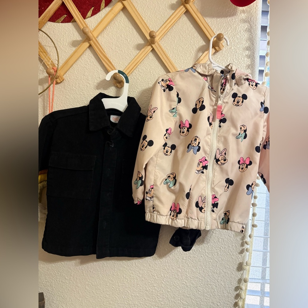 H&M Black and Cream Kids Jackets